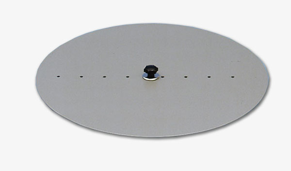 Circular disc for the torsion axle