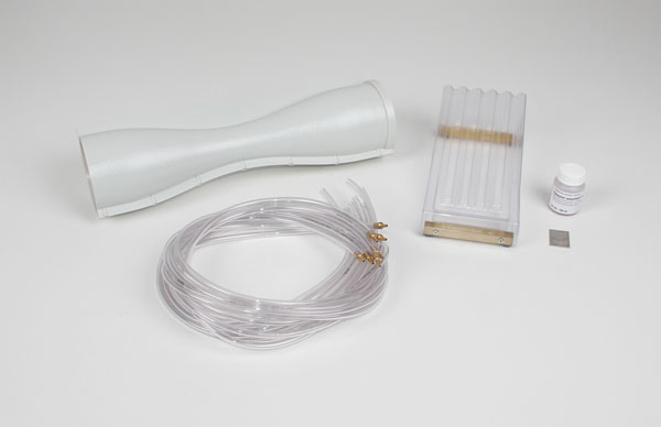 Venturi tube with multimanoscope