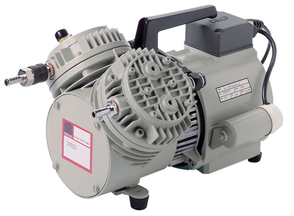 Diaphragm vacuum and pressure pump