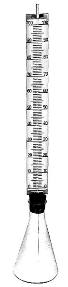 Thermometer model, glass