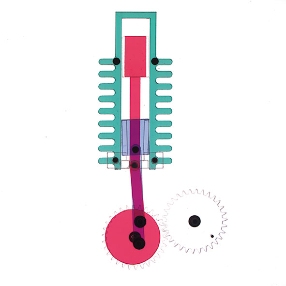 Stirling engine, model for OHP