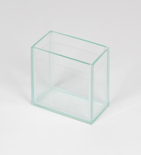 liter attribuut Pardon Glas box (cuvette), 100 x 50 x 93 mm