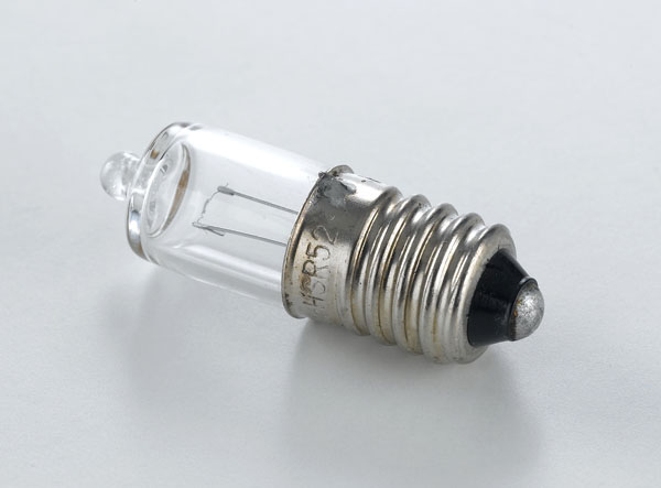 Halogen bulb, 2.8 V/2.4 W, E10