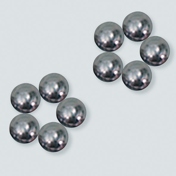 Ball magnets, 8 mm diam., set of 10