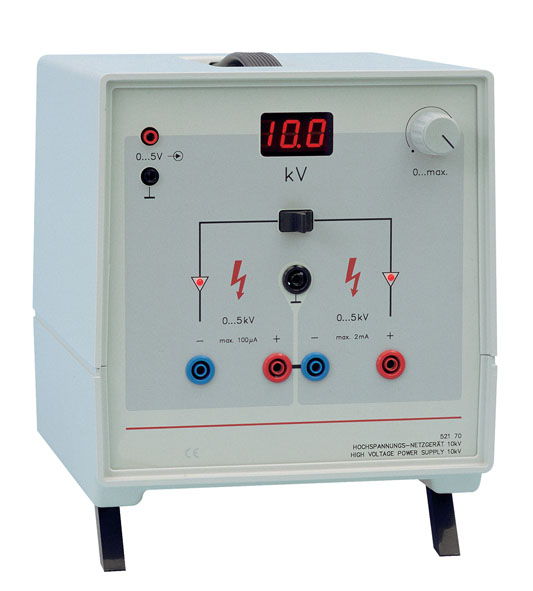 High-voltage power supply, 10 kV