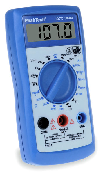 LCD digital multimeter Peaktech 1070