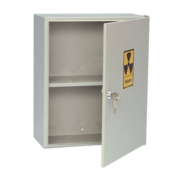 Cabinet for storage of radioactive materials