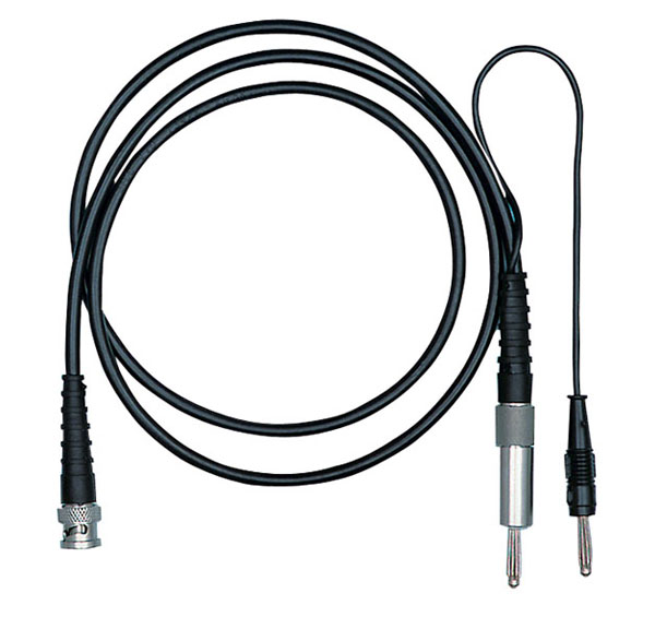 Screened cable, BNC/4 mm Plug