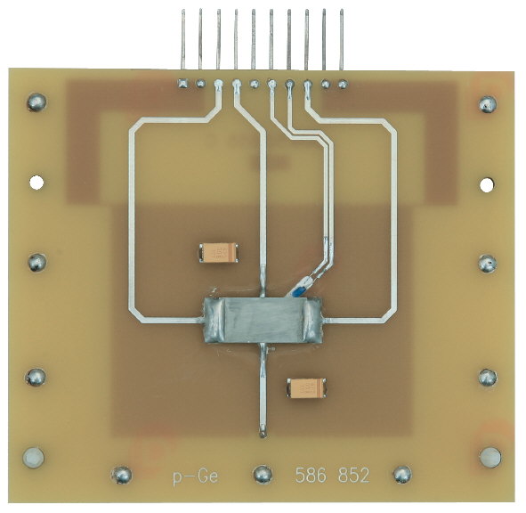 P-doped germanium on plug-in board