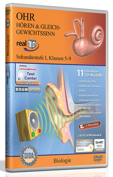 DVD: Ear - hearing & equilibrium