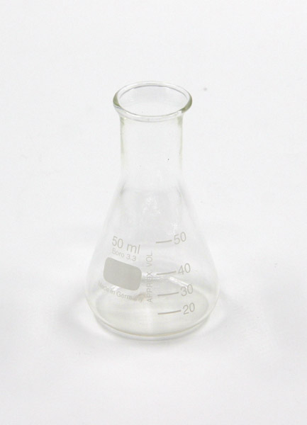 Erlenmeyer flask, Boro 3.3, 50 ml, narrow neck