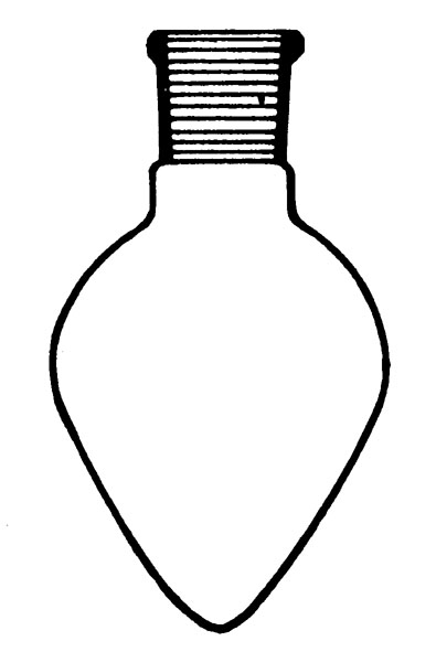 Pear-shaped flask