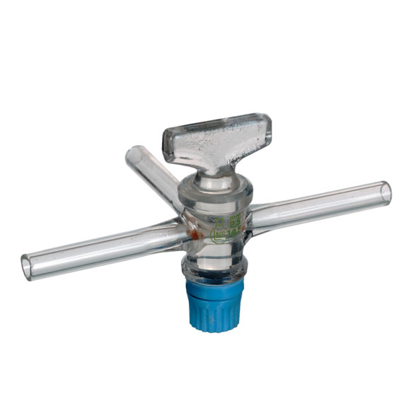Three-way valve, T-shaped, ST nozzles
