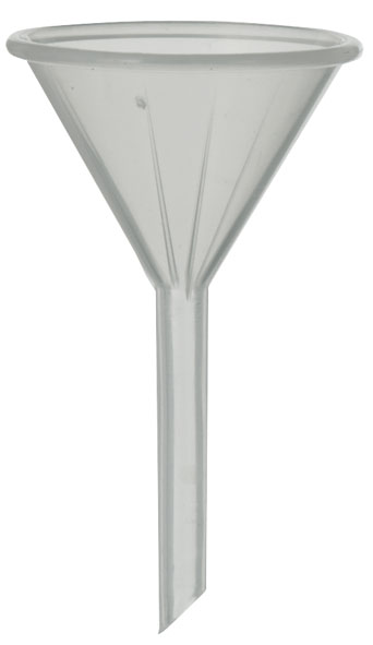 Burette filling funnel plastic, 35 mm Ø