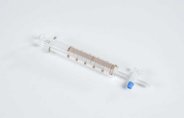 Gas syringe, 100 ml with 1-way stopcock