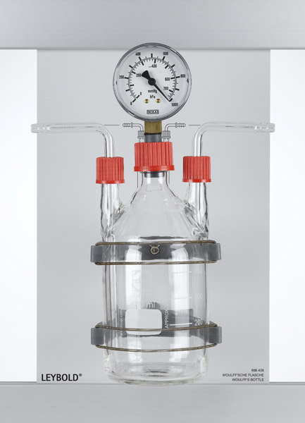 Woulff's bottle with manometer, CPS