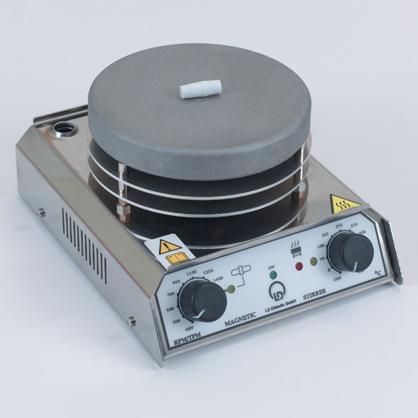 Magnetic stirrer with hotplate