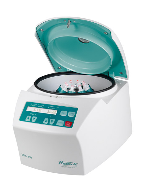 Small electric centrifuge EBA 200