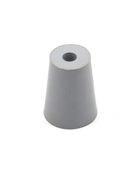Rubber stopper with hole, 17...23 mm Ø