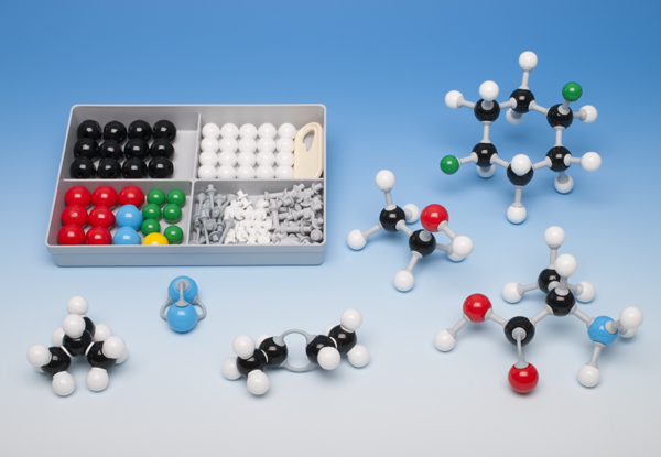 Molecule building set for students, introductory