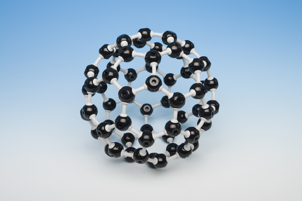 Buckminster fullerene, model kit
