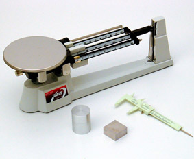 Determining the density of a solid body - Set of 2 measurement blocks