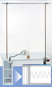 Recording the oscillation of a string pendulum – Recording using Sensor-CASSY