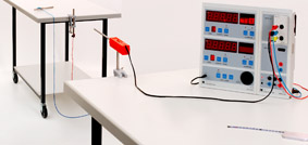 Velocity of sound in air - Measurement with Sensor-CASSY and CASSY-Display