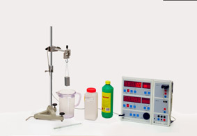 Dependence of the buoyancy force on the kind of liquid - Measurement via Sensor-CASSY and CASSY-Display