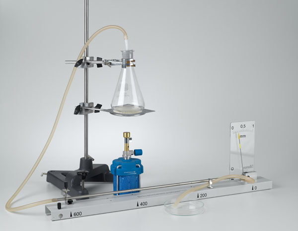 Linear expansion of tubes when the temperature rises - Linear expansion apparatus D