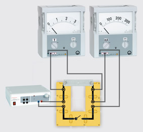 How a wire's resistance depends on its material - Assembly using connector blocks