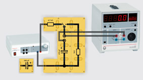 Charging and discharging a capacitor - Joulemeter and wattmeter