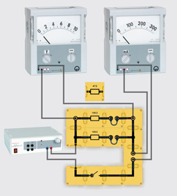 Connecting resistors in parallel - Assembly using connector blocks