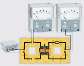 Current transformation - Assembly using connector blocks