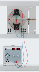 Magnetic field of an electro-magnetic stator