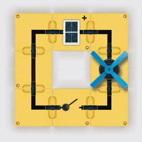 Converting light energy into mechanical energy – Motor with propeller