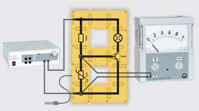 Temperature-controlled transistor - Assembly using connector blocks