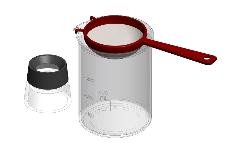 Analysis of ground fauna using sieves (Berlese funnels)