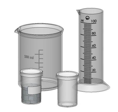 Buoyancy force as a function of the density of the liquid