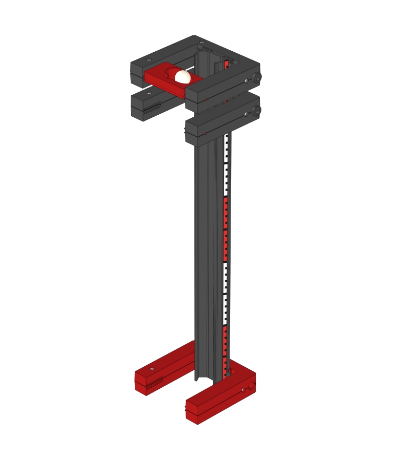 Determination the acceleration of gravity by plotting a v(t) diagram - Digital