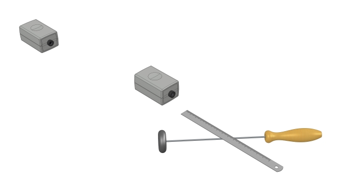 Measurement of the speed of sound with 2 microphones - Digital