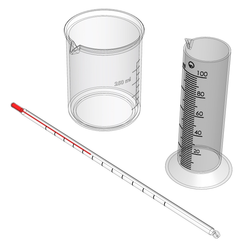 Temperatures of water-salt mixtures