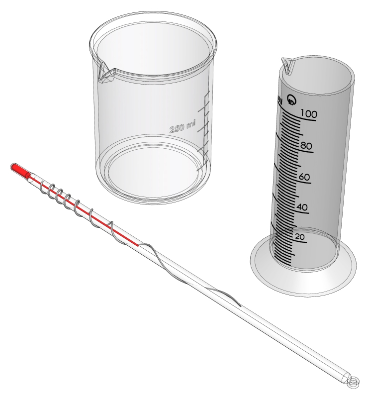 Temperatures of water-salt mixtures - Digital