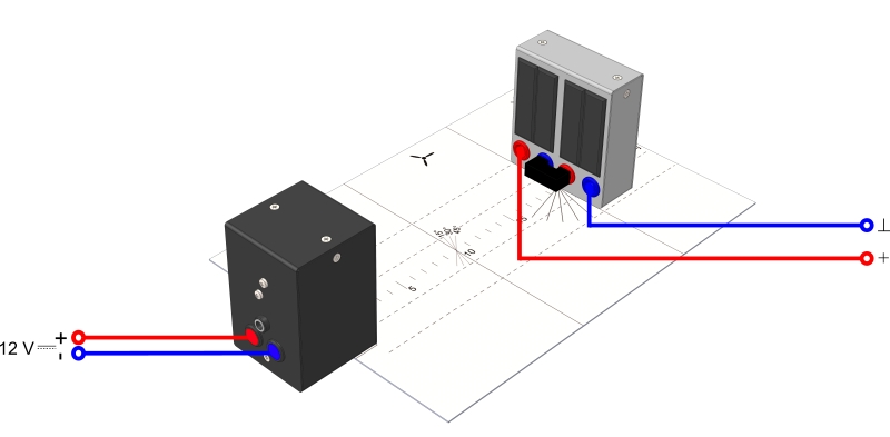 Examination of a solar module as a function of the angle of incidence