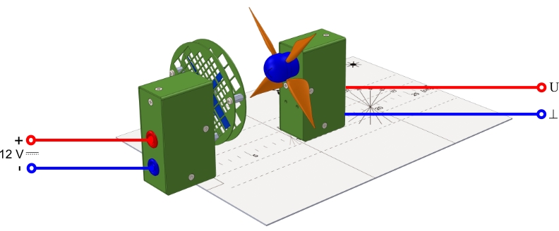 Measuring the voltage of a wind turbine - Digital