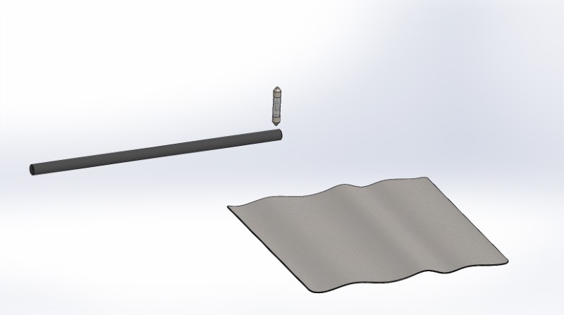 Proof of charge types on friction rods with a glow lamp