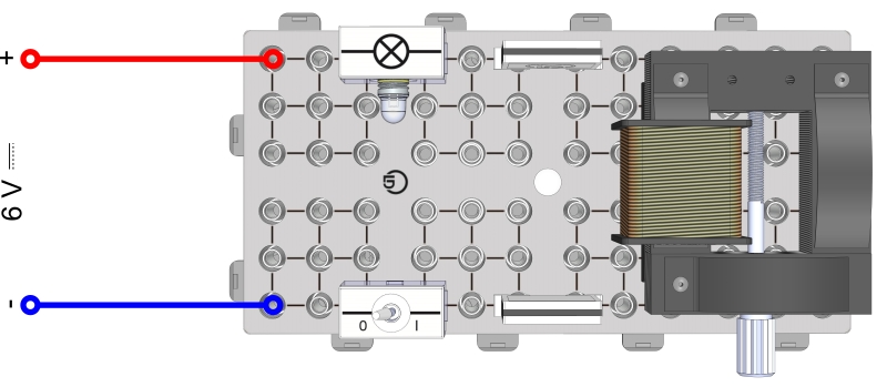 DC and AC resistance of a coil I (observation experiment)