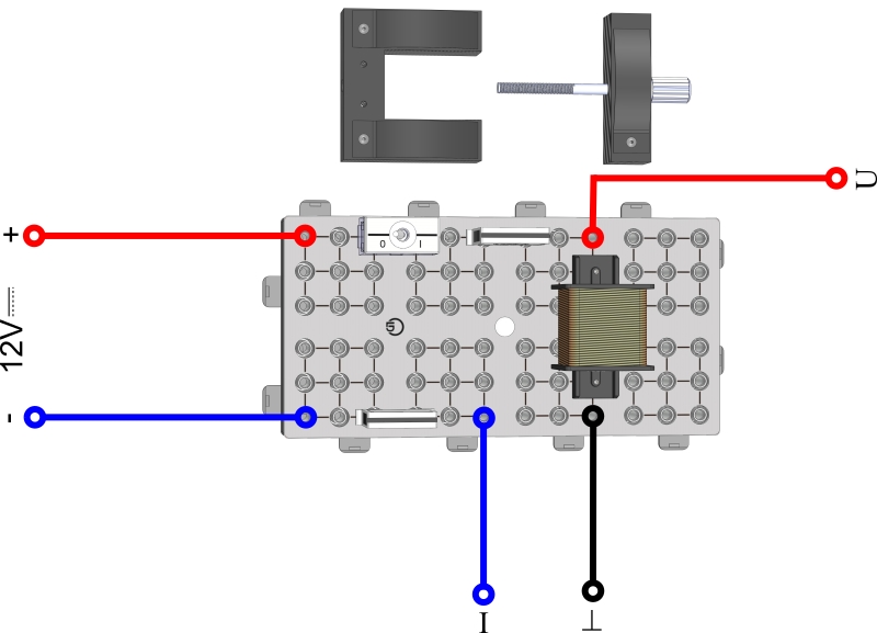 DC and AC resistance of a coil II (measuring experiment) - Digital