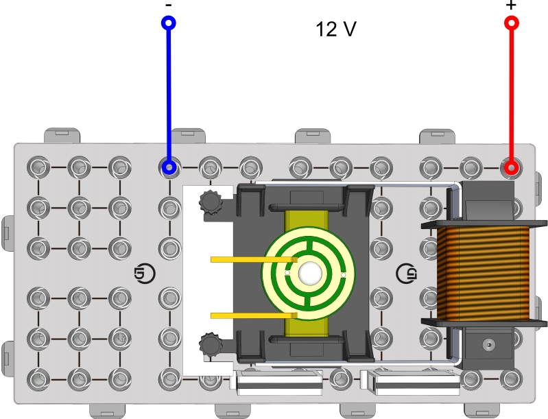 Universal series-wound motor - functional principle