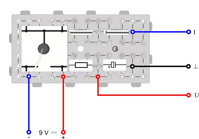 Capacitors in a DC circuit - Digital